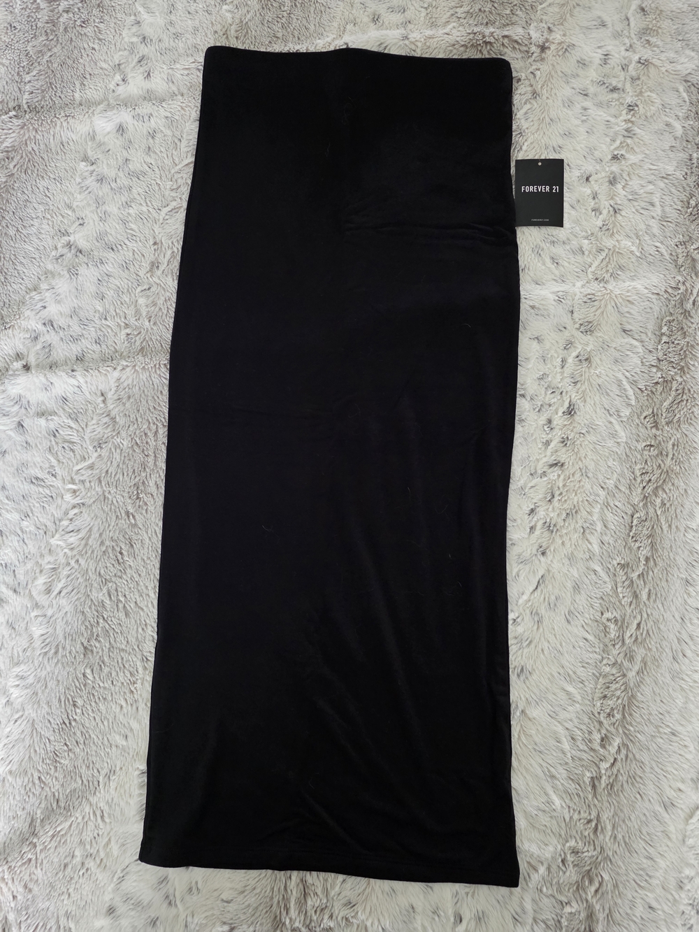 NWT Forever 21 Black High-Waist Midaxi Pencil Skirt M